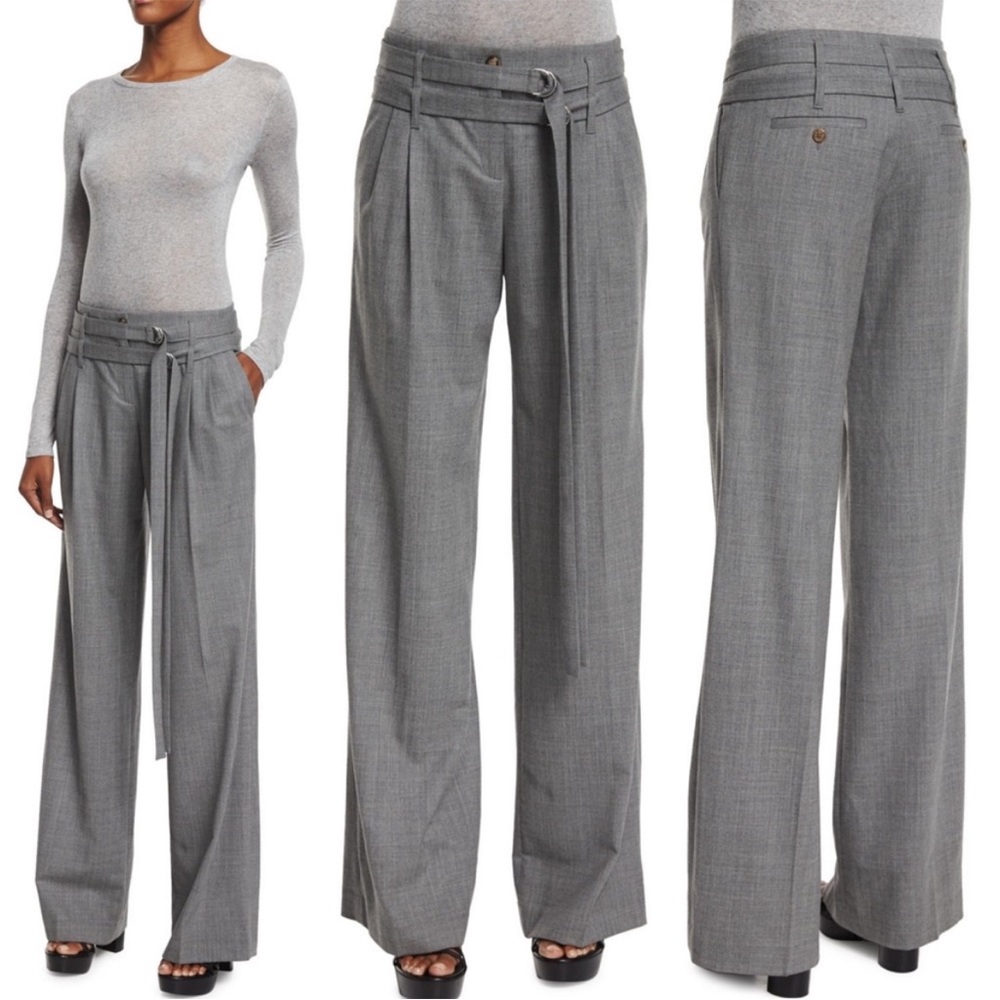 MICHAEL KORS Collection Pleated Wide Leg Trouser Pants \\ 6
